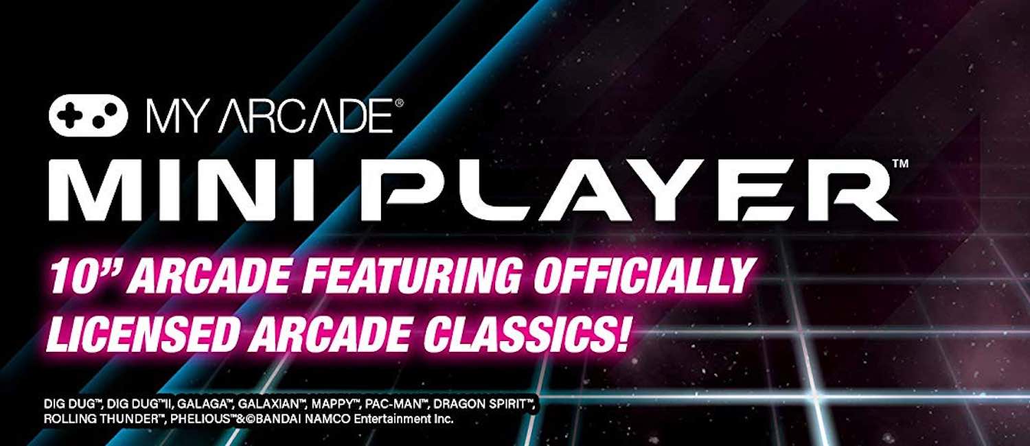 My Arcade’s Namco Museum Mini Player is now available in Europe