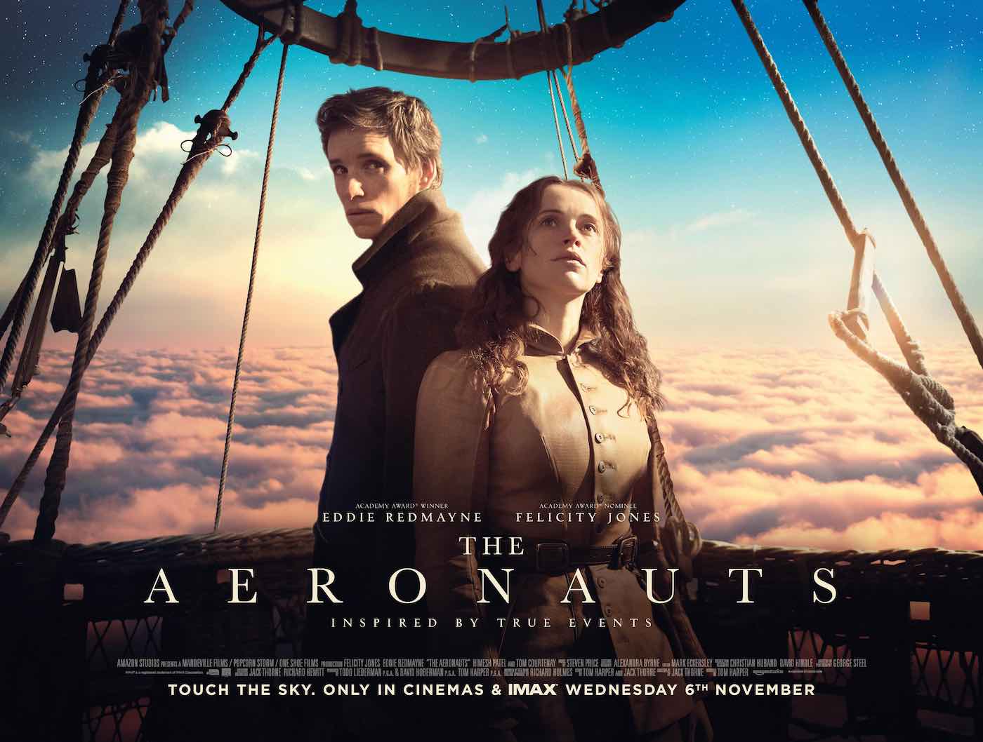 Felicity Jones and Eddie Redmayne’s The Aeronauts gets new trailer and poster