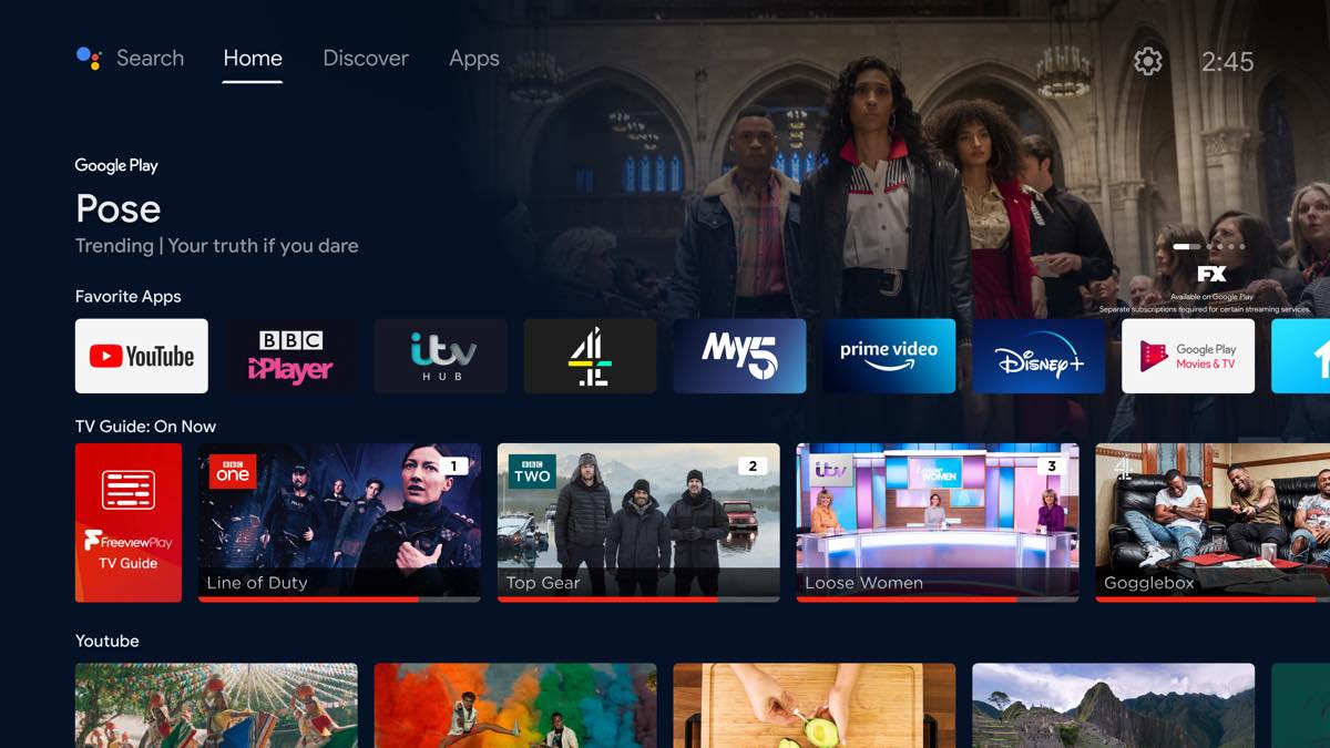 Android TV rolls out homescreen updates for Freeview Play devices