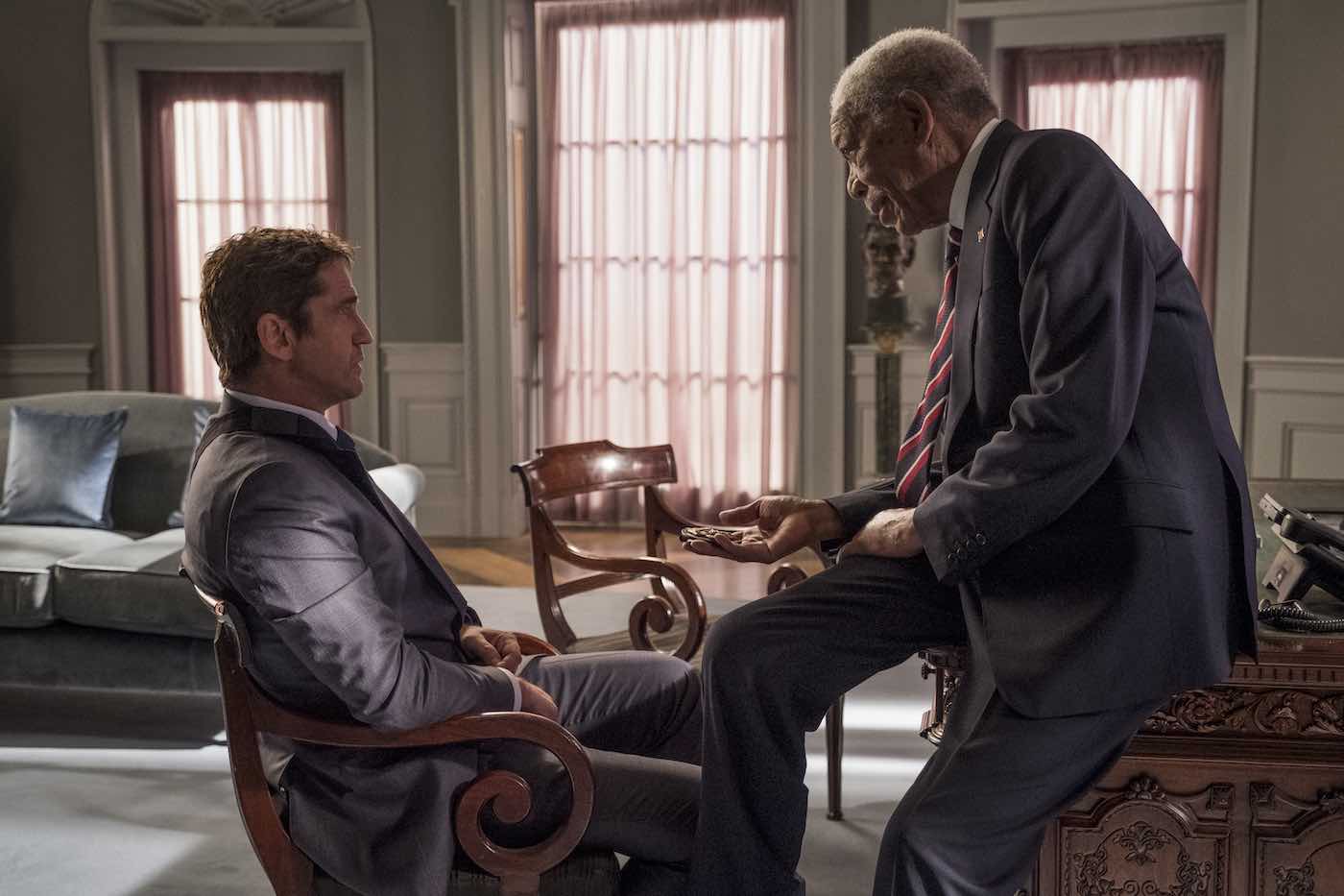 Watch Gerard Butler in three new clips from Angel Has Fallen