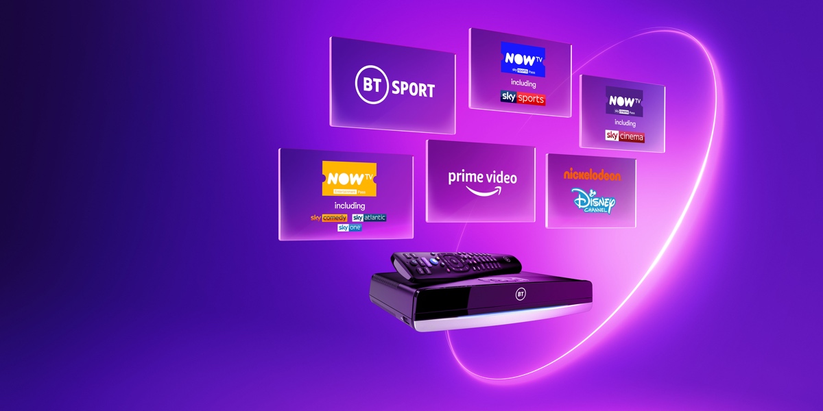 BT announces new flexible TV packages including Now TV, Netflix and Prime Video