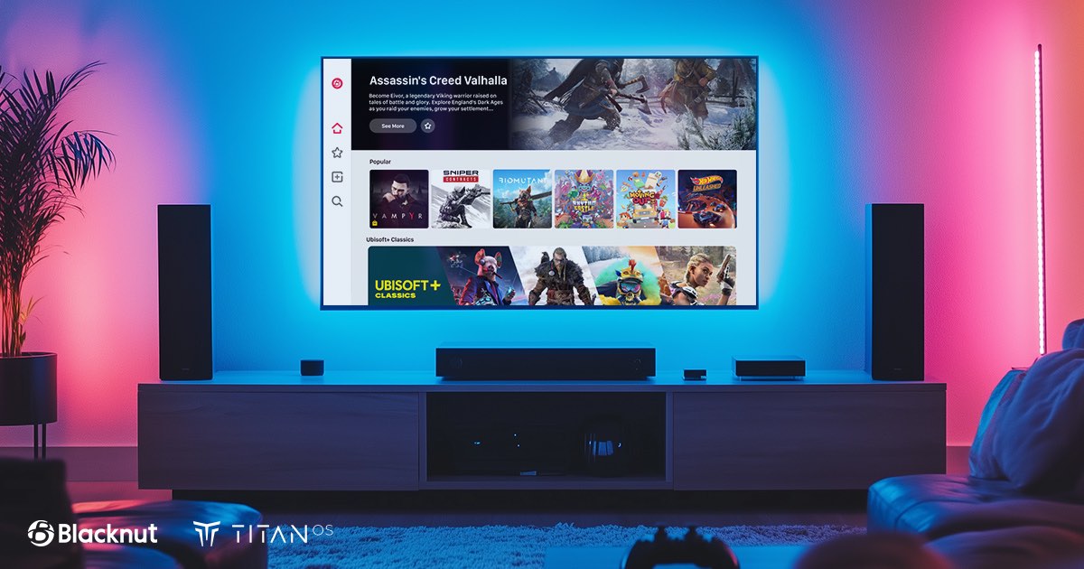 Blacknut cloud gaming app comes to Titan OS TVs