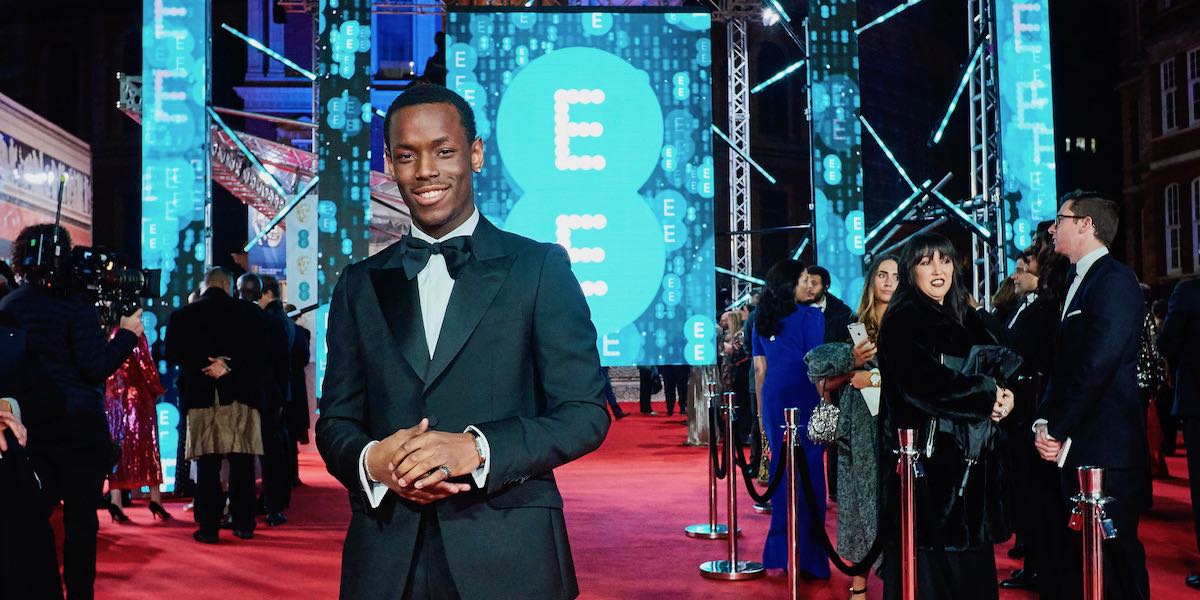 Micheal Ward is named 2020’s EE Rising Star at the BAFTAs