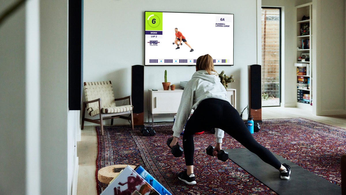 Samsung brings F45 Training app to 2024 TV models