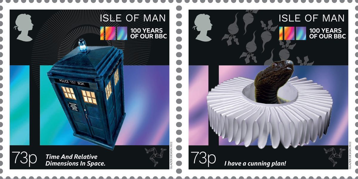 Doctor Who, Strictly and Blackadder featured in BBC Centenary stamp collection 