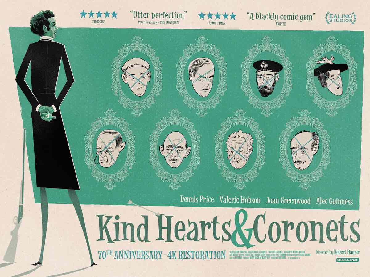 Ealing Studios’ Kind Hearts and Coronets returns to cinemas ahead of new Collector’s Edition Blu-ray release
