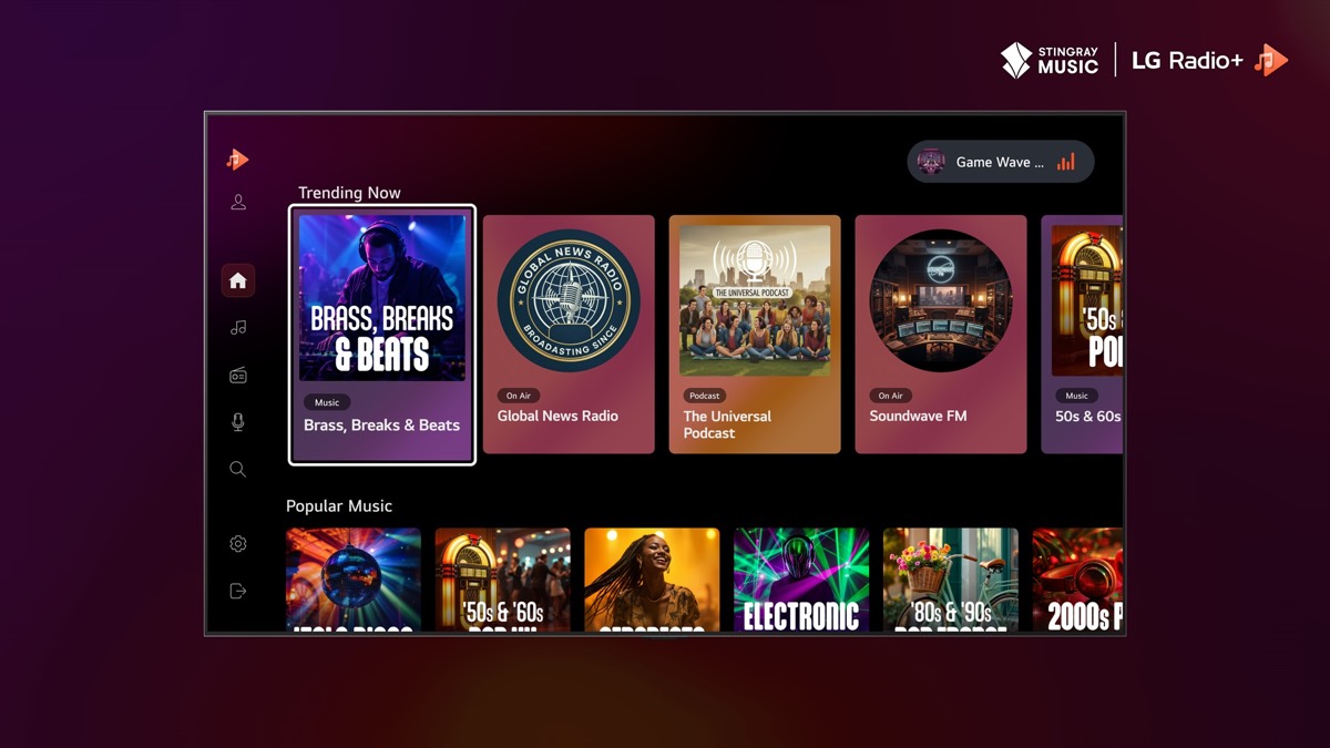 New LG and Stingray deal boosts LG Radio+