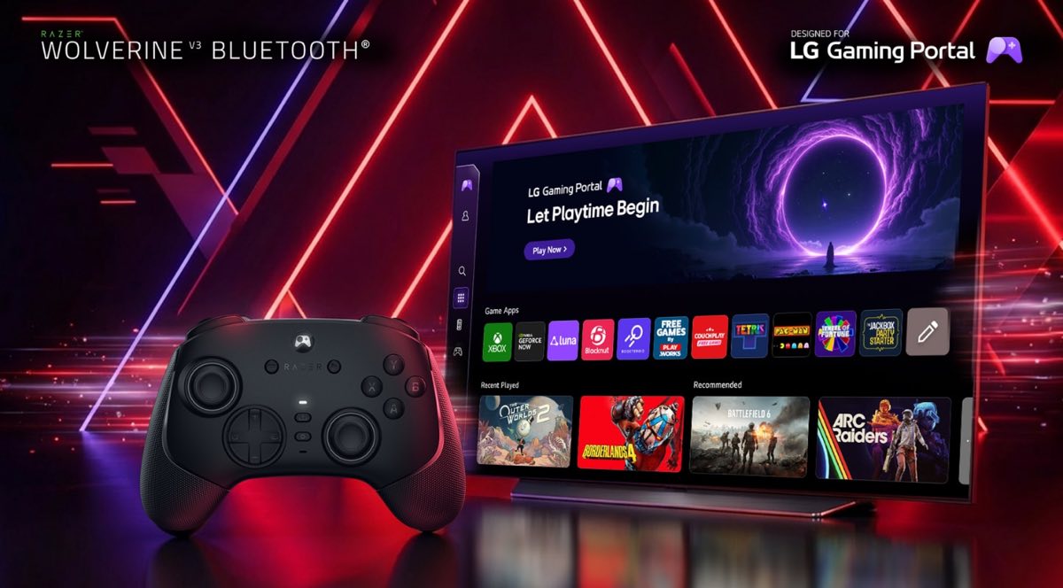 Razer reveals new gaming controller for LG Smart TVs