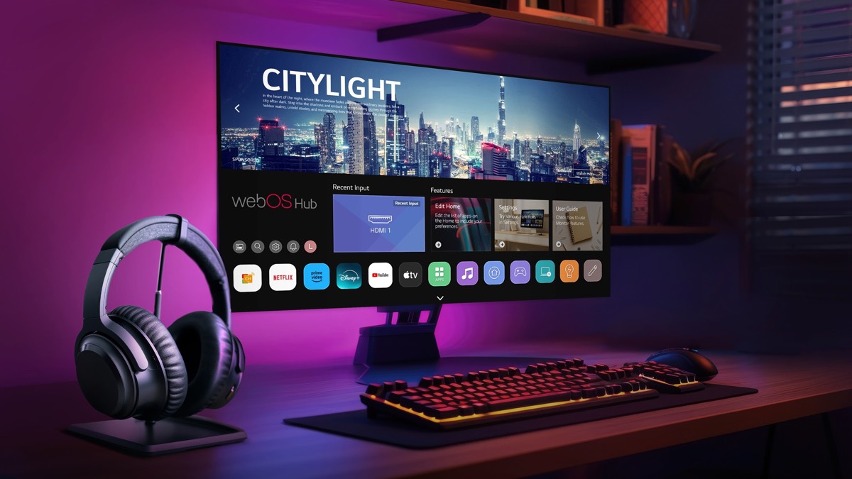 LG’s webOS Hub platform comes to third party gaming monitors