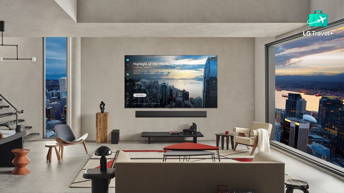 LG brings new holiday and travel app to its smart TVs