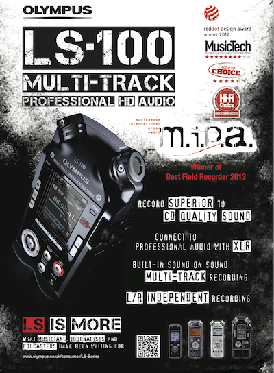 WIN: Olympus LS-100 multi-track audio recorder
