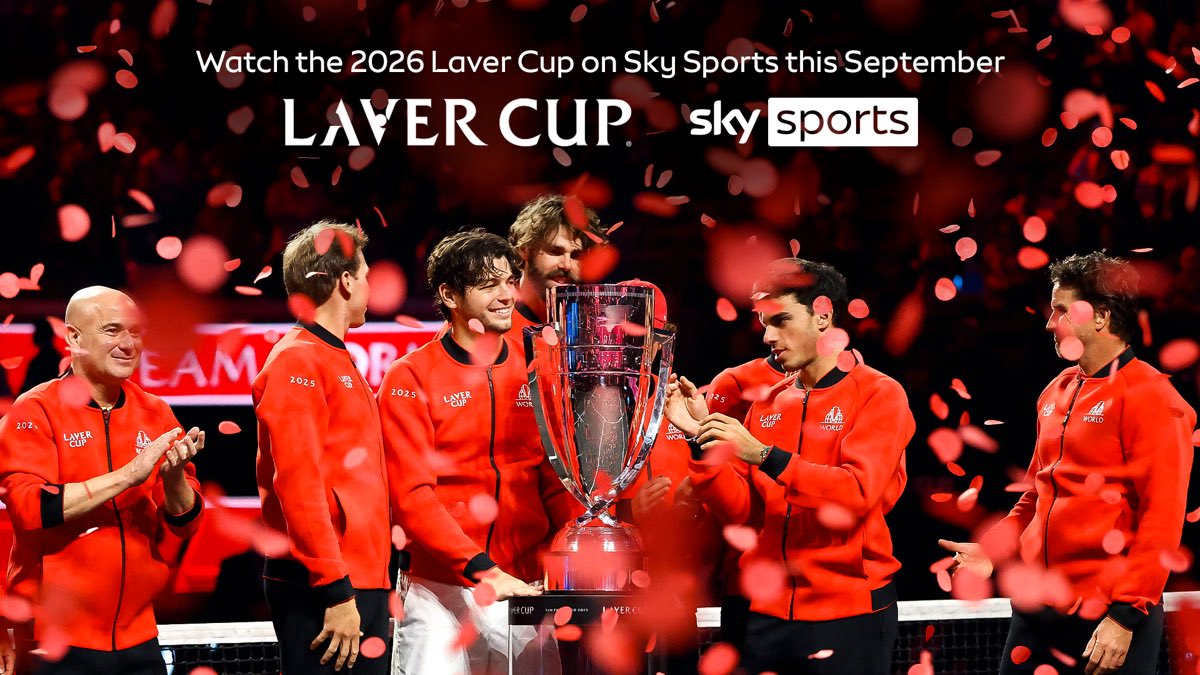 Sky Sports to air 2026 Laver Cup