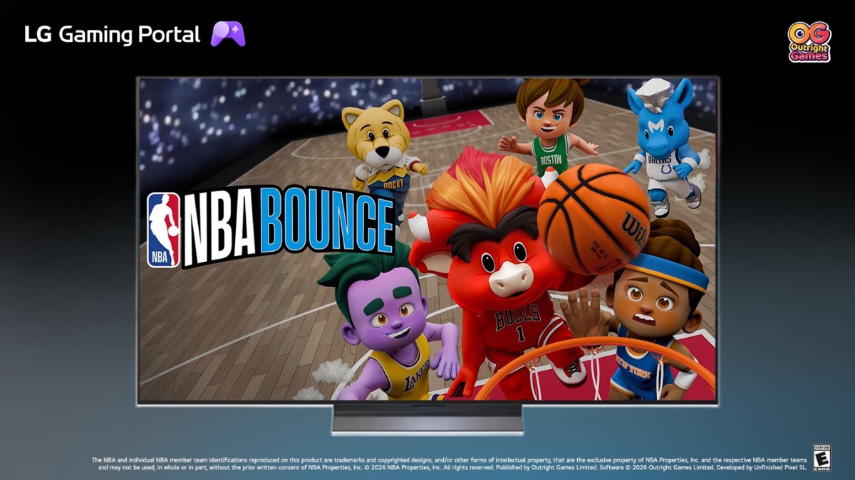 NBA Bounce now available on LG Gaming Portal