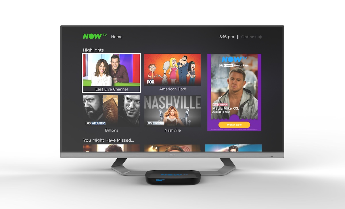 Sky’s NOW TV launches in Ireland