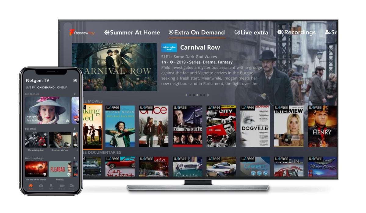Netgem TV users embrace free and ad-supported on-demand players