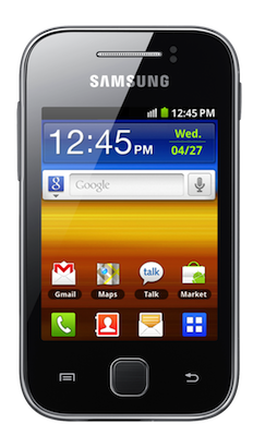 Three offers low-cost Samsung Galaxy Y