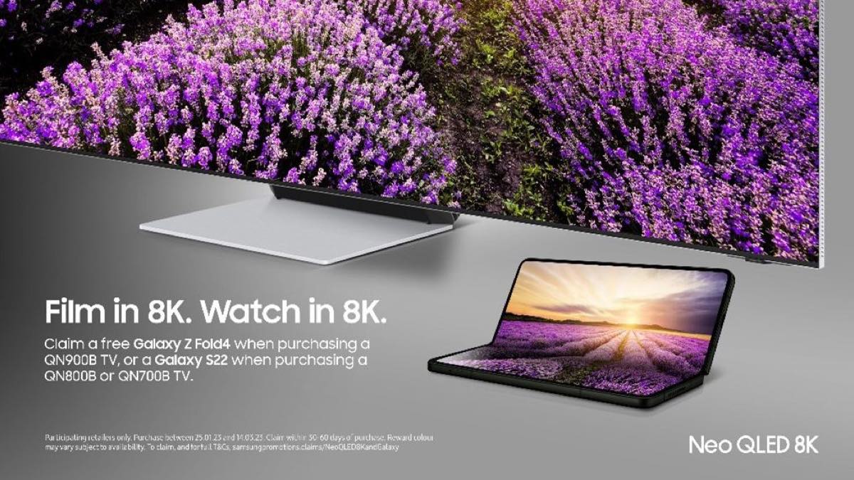 Samsung unveils free mobiles and new cashback offers on selected 2022 Smart TVs