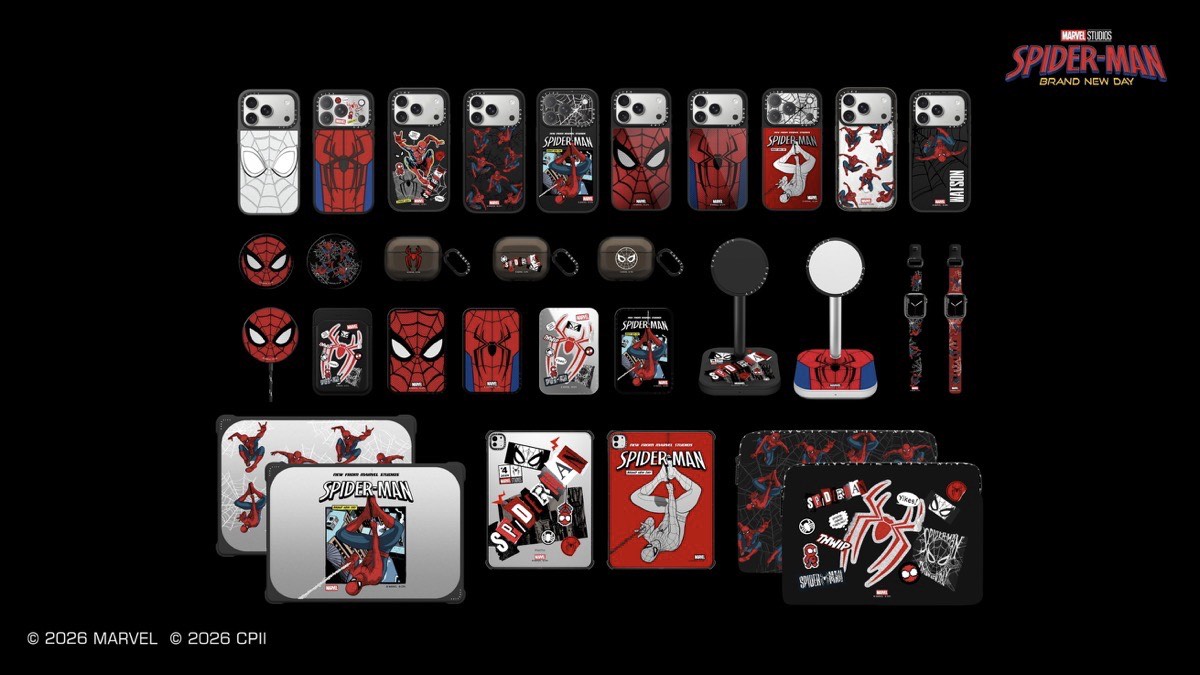 Casetify launches new Spider-Man tech cases and accessories collection