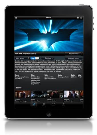 Warner Bros announces Inception and The Dark Knight iPad movie apps