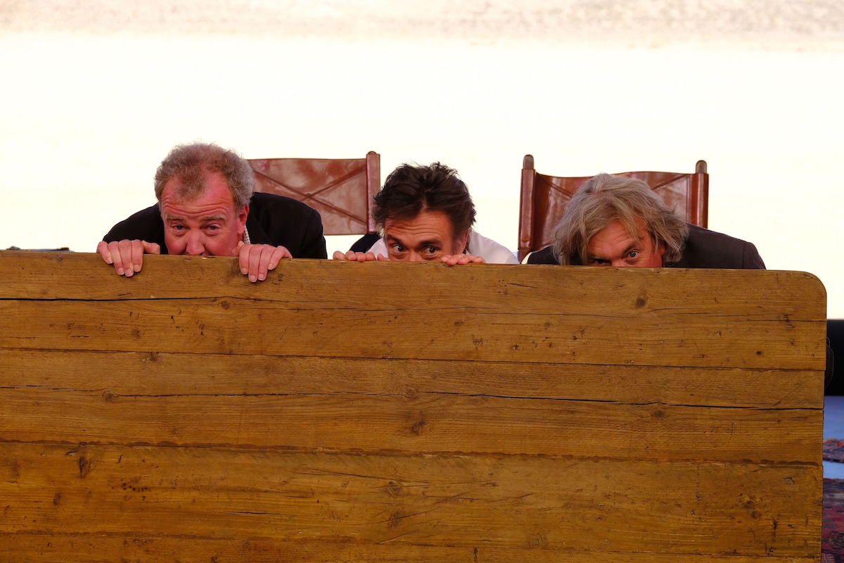 Jeremy Clarkson, Richard Hammond and James May in new The Grand Tour trailer