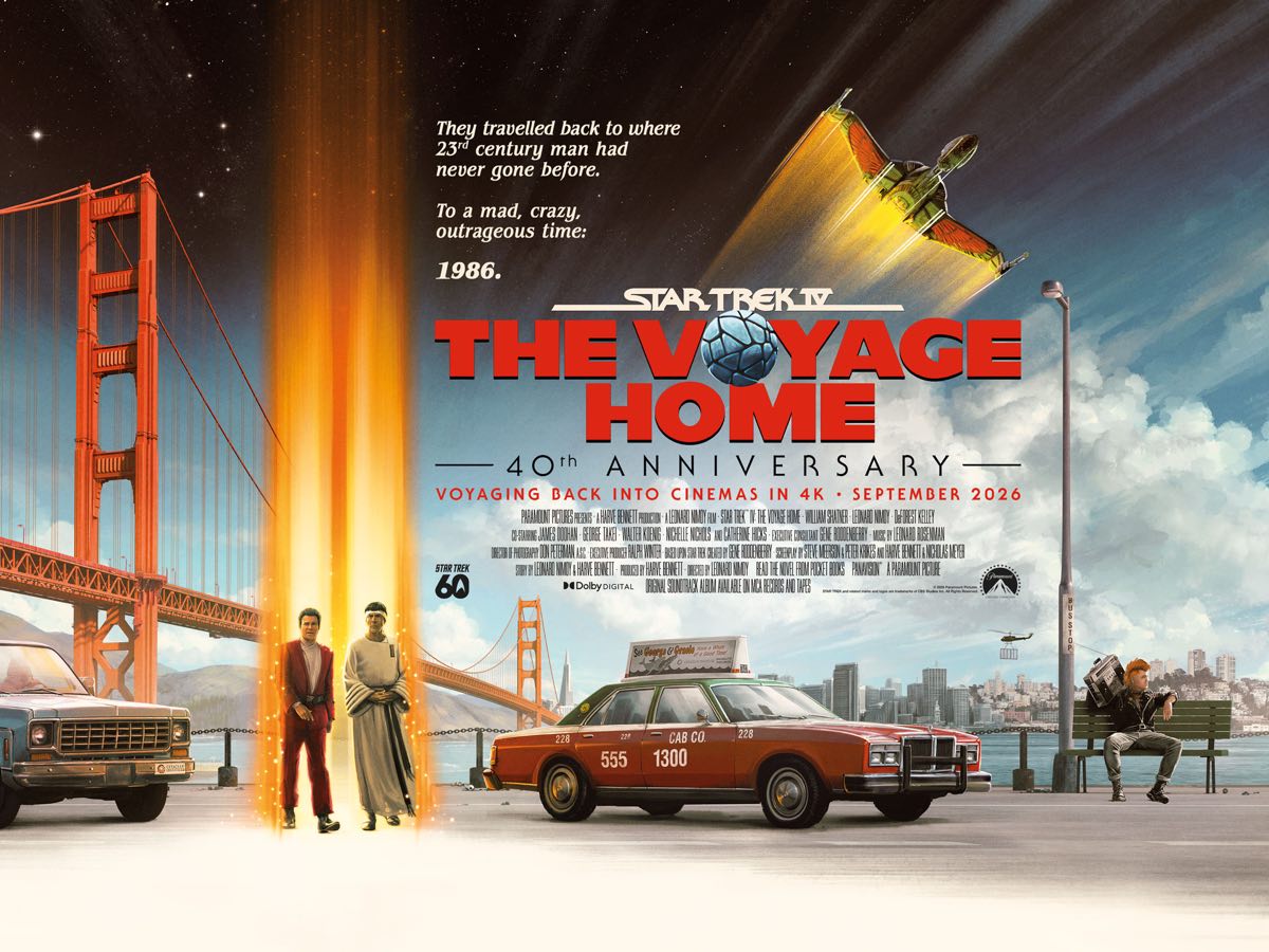 Star Trek IV: The Voyage Home is getting a 40th anniversary re-release