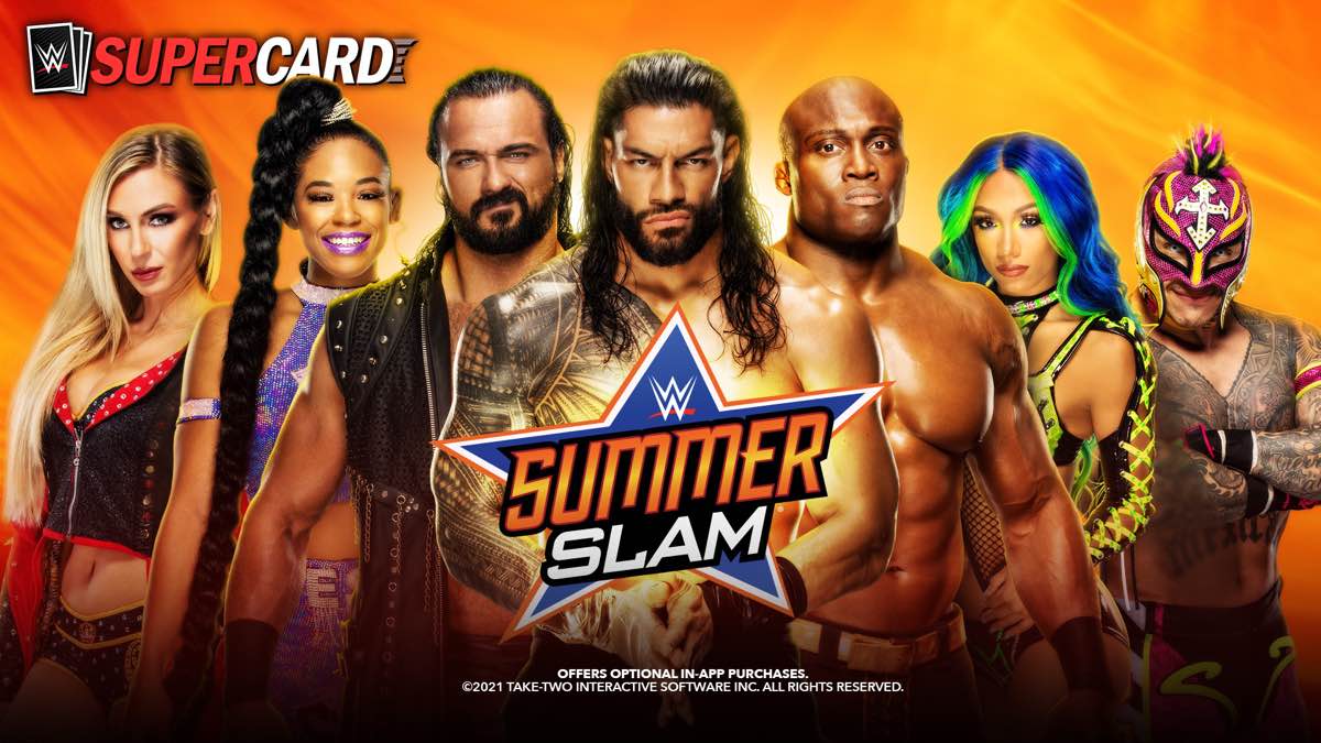 WWE SuperCard launches SummerSlam ’21