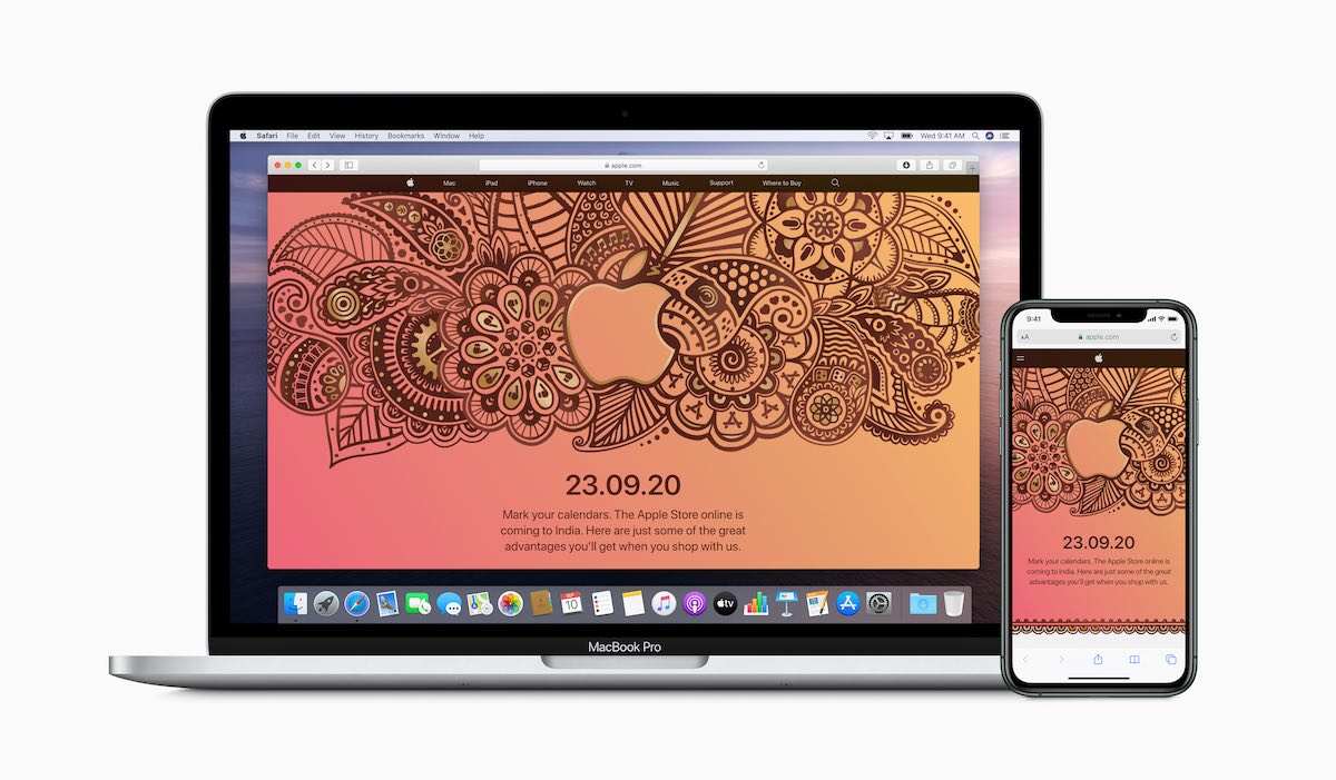 Apple online store expands to India