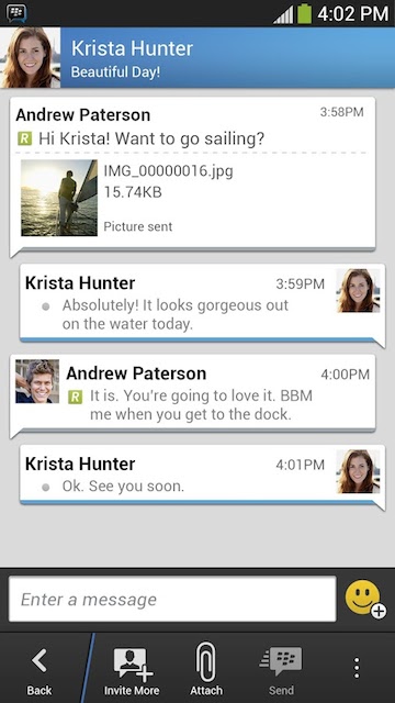 Blackberry updates BBM for iPhone and Android to include voice calls