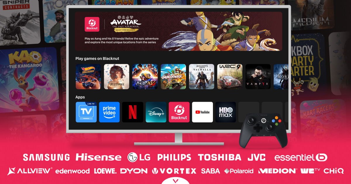 Blacknut cloud gaming service now on over 100 million TVs
