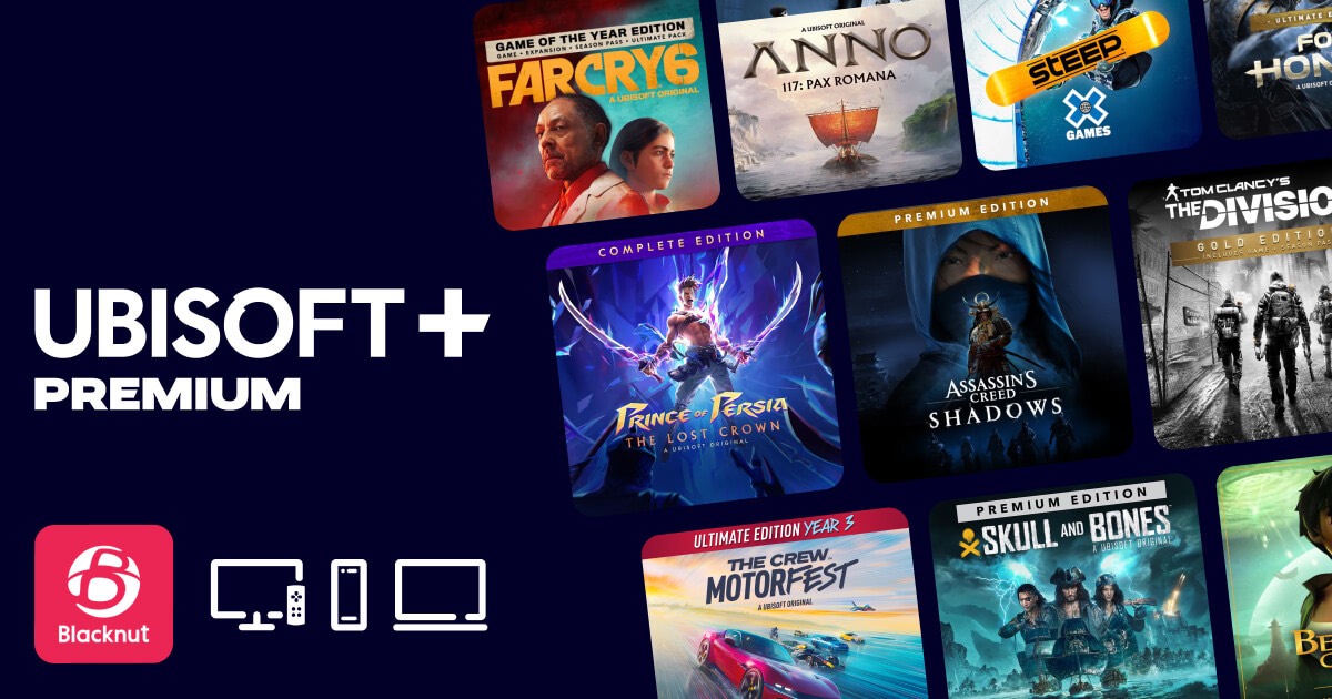 Ubisoft+ Premium joins Blacknut in UK and US