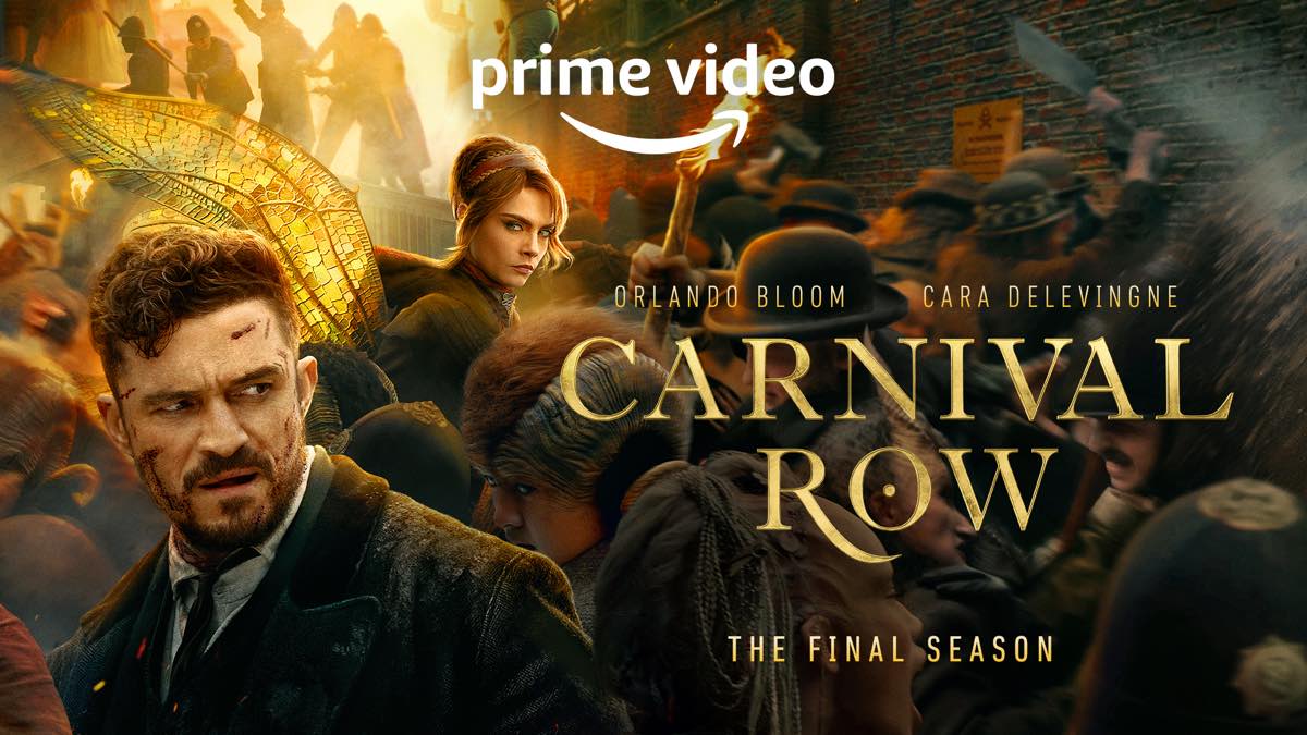 Prime Video reveals return date for Orlando Bloom and Cara Delevingne’s Carnival Row 