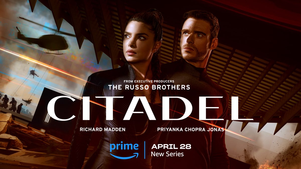 Watch a clip from Citadel, Prime Video’s new spy thriller starring Richard Madden and Priyanka Chopra Jonas