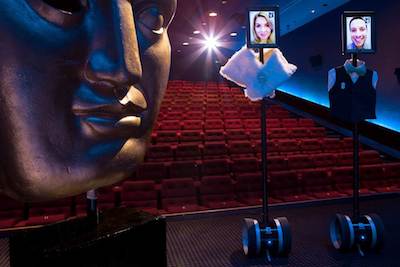 EE’s Fanbots join the BAFTA red carpet action to give film fans live access to the stars