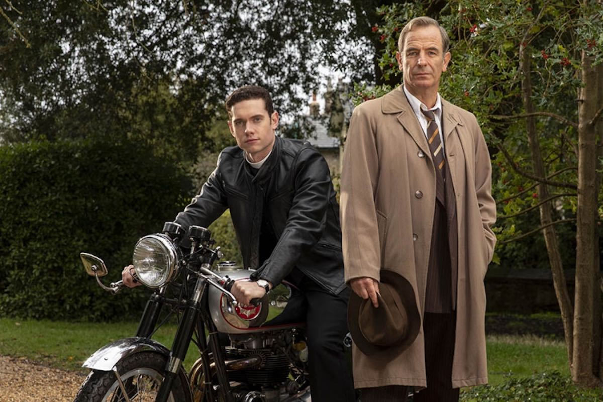 Robson Green and Tom Brittney now filming  Grantchester’s sixth series