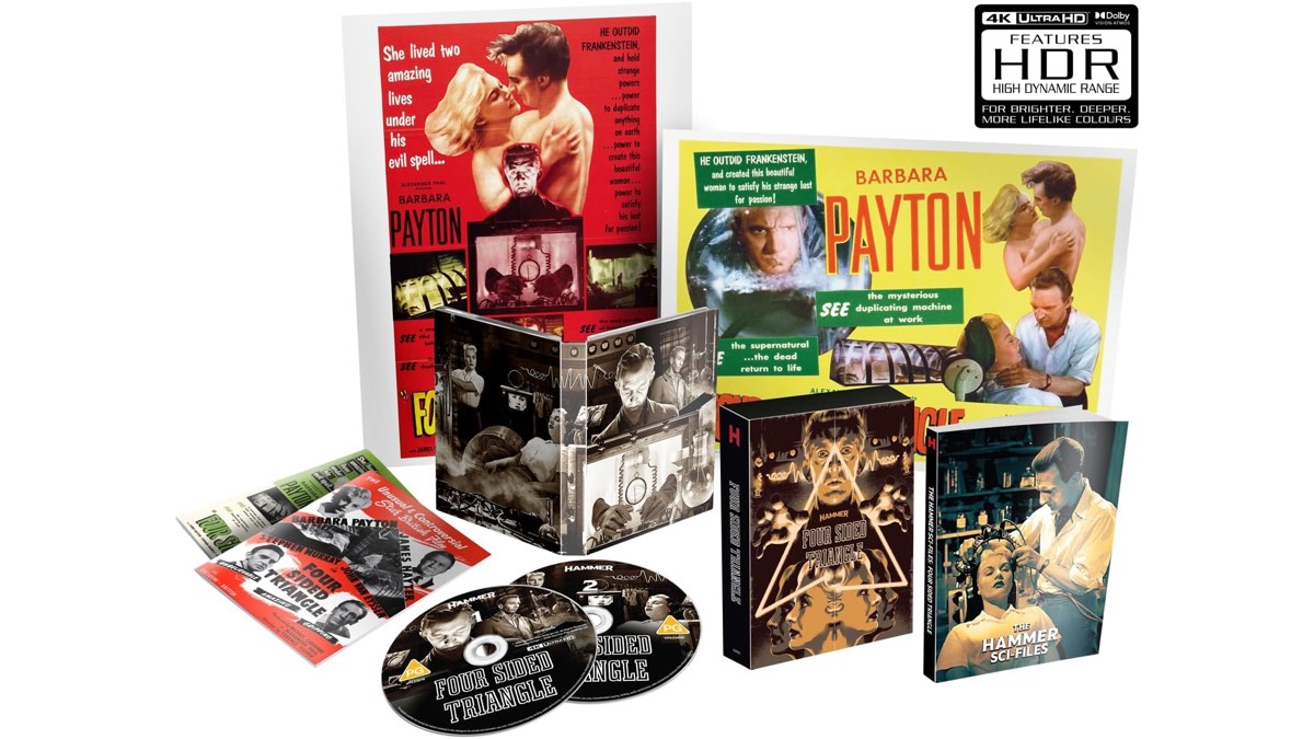 Hammer’s The Four Sided Triangle comes to 4K Blu-ray
