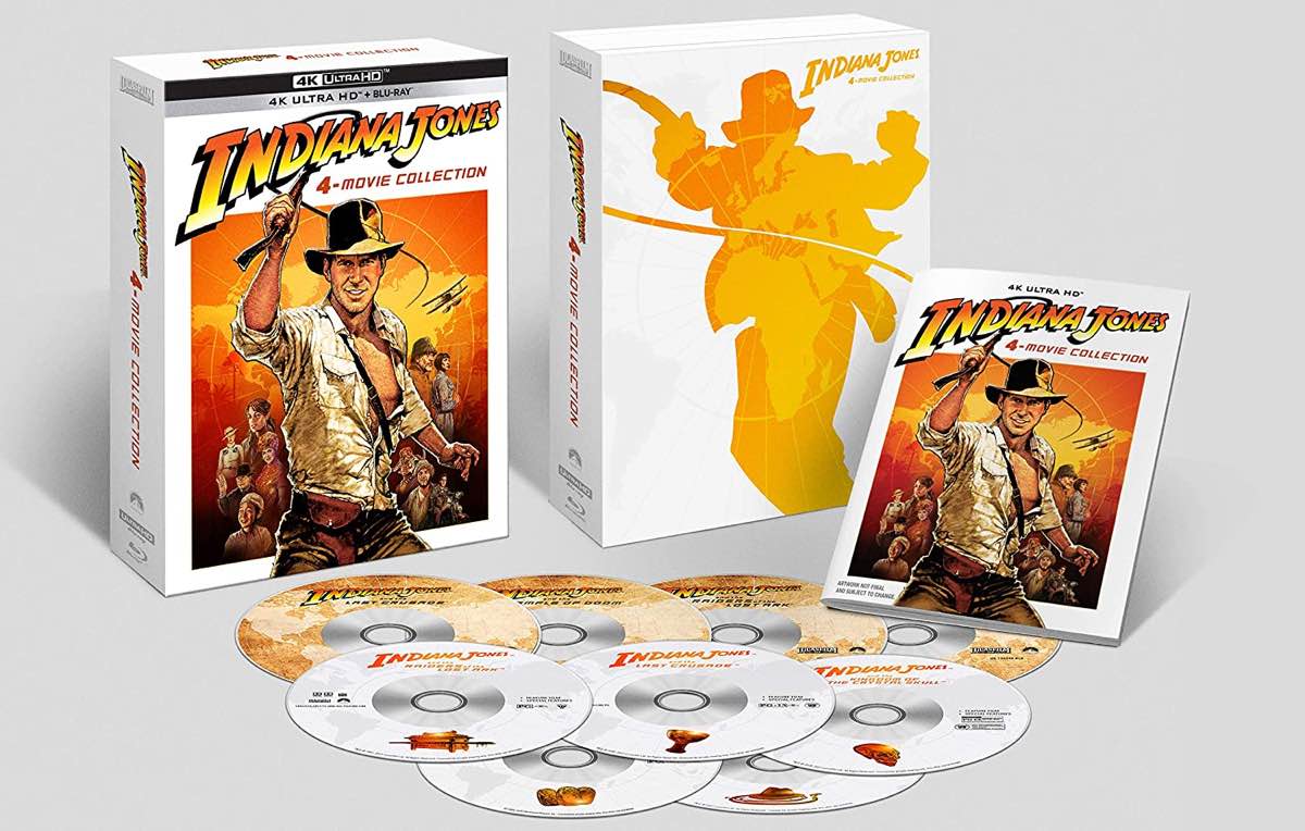 The complete Indiana Jones movie series is getting a 4K Blu-ray release