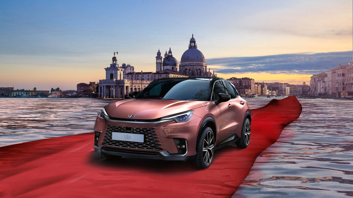 Lexus LBX to enjoy starring role at the Venice International Film Festival