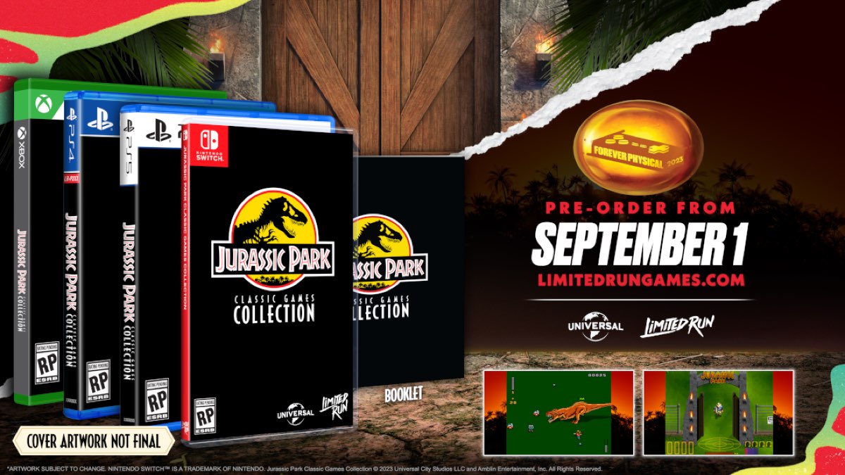 Limited Run Games to release new Jurassic Park classic games collection