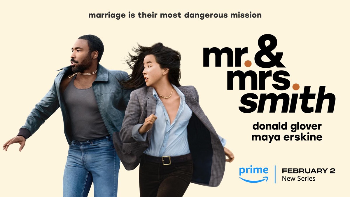 Watch Donald Glover and Maya Erskine in Mr. & Mrs. Smith trailer 