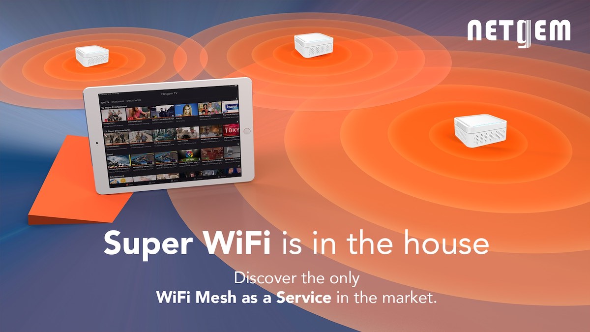 Netgem is now offering ISPs WiFi mesh ‘as a Service’