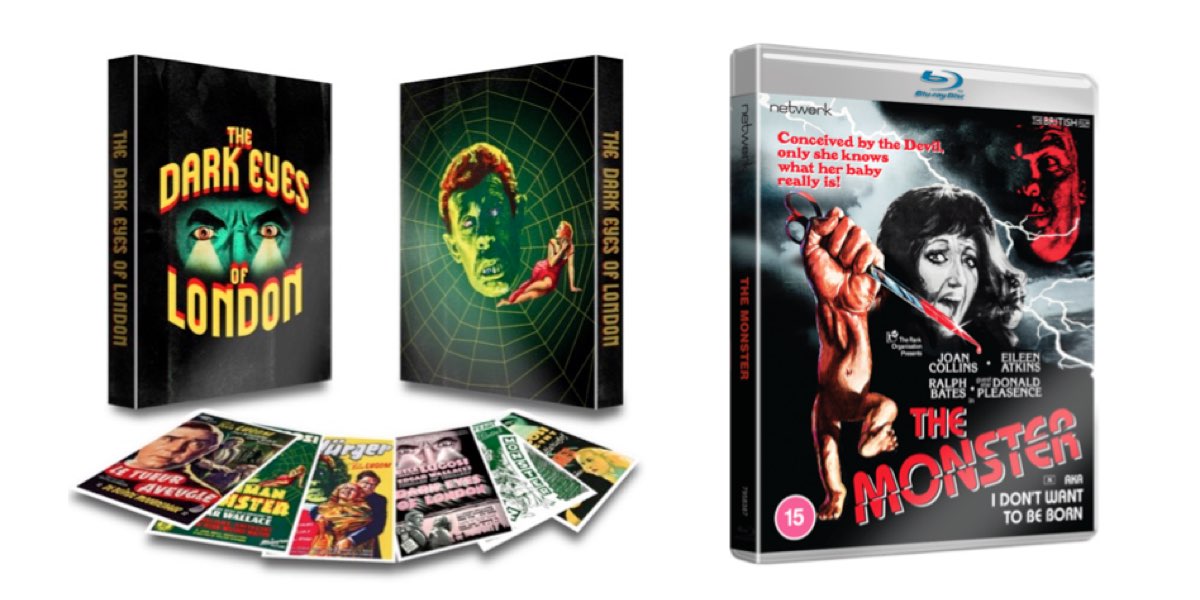 Network to release The Dark Eyes of London and The Monster on Blu-ray this October