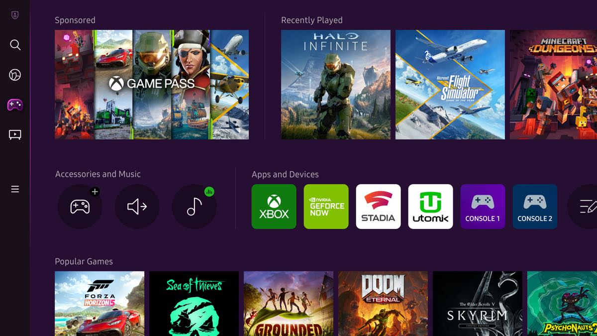 Samsung Gaming Hub rolling out to 2022 Smart TV models