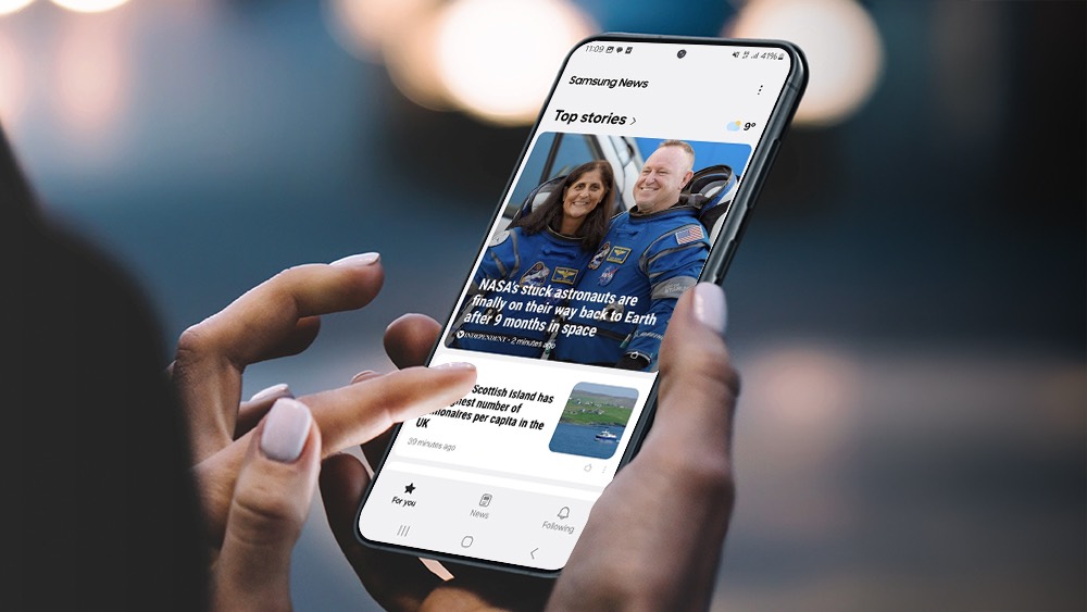Samsung and PA News bring short-form video to Samsung News app