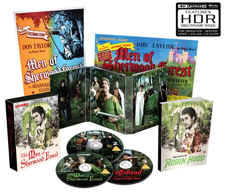 Hammer’s The Men of Sherwood Forest comes to 4K UHD Blu-ray
