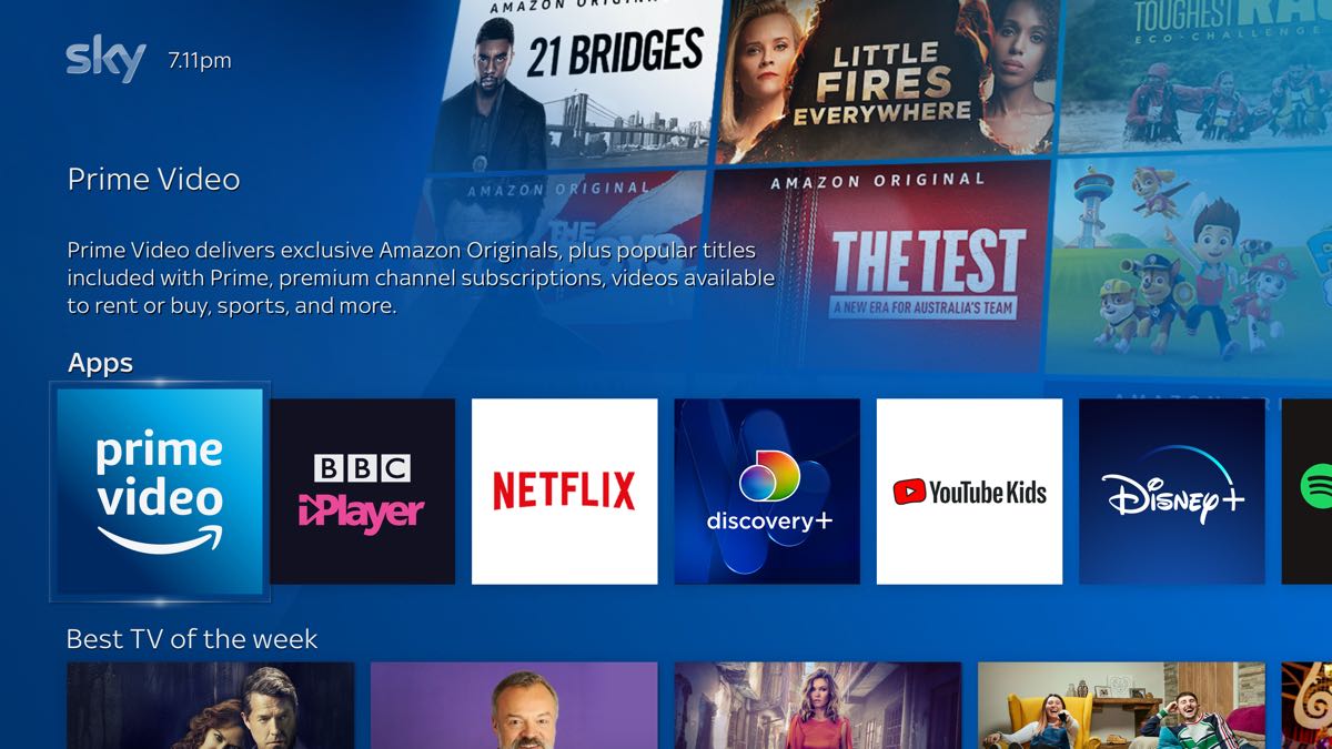 Prime Video comes to Sky Q while Fire TV owners can now access Now TV