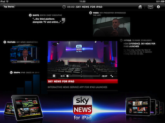 Sky News unveils new iPad app