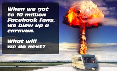 How should Top Gear mark their next Facebook milestone?